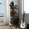3 Tier Vinyl Record Storage Rack,Mobile Black Metal LP Storage Display Stand with Casters,Large Capacity Record Holder for Album 1