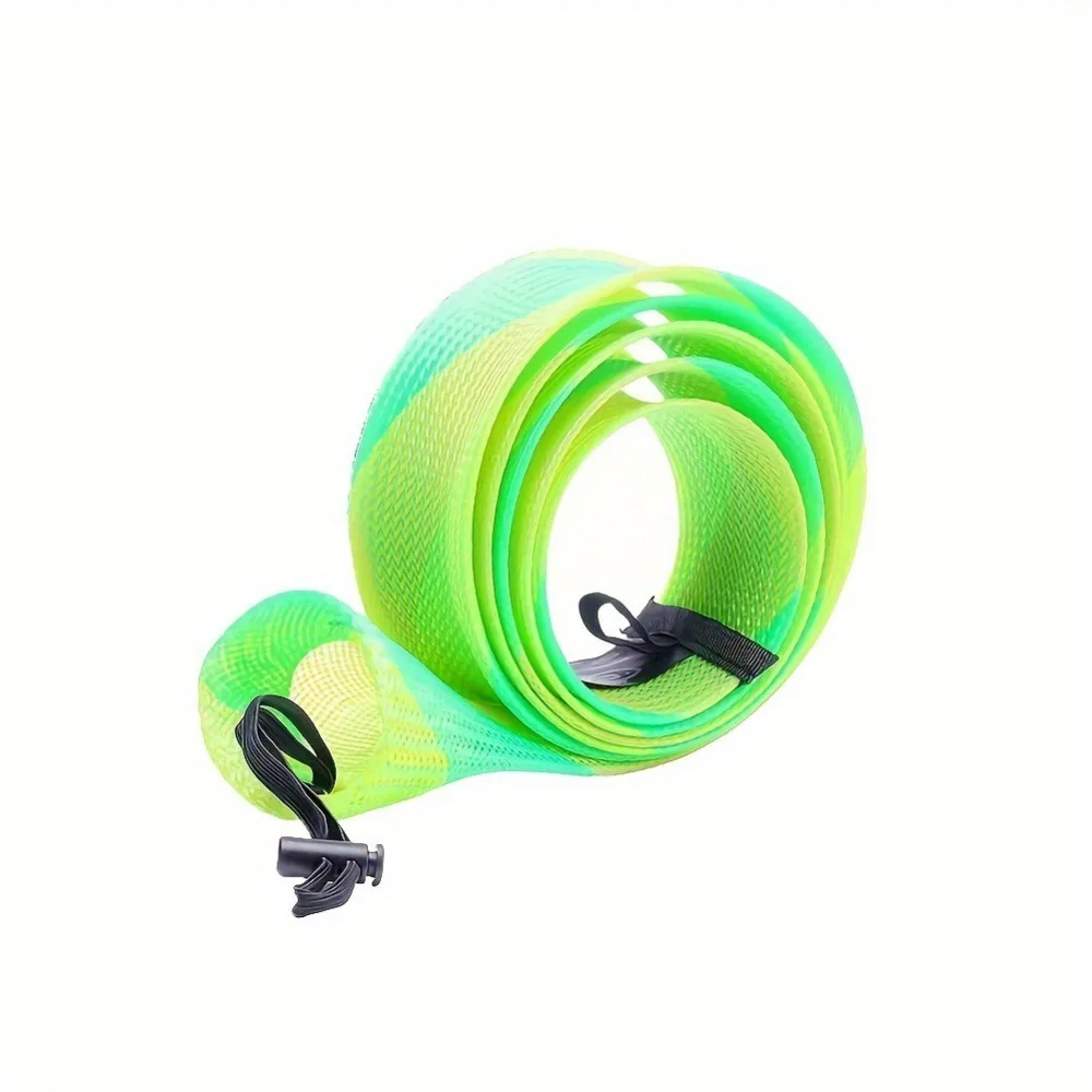 Fishing Pole Protective Socks Elastic 32mm Spinning Rod Sleeve Cover Scalable for Casting Sea Fishing Spinning Rod