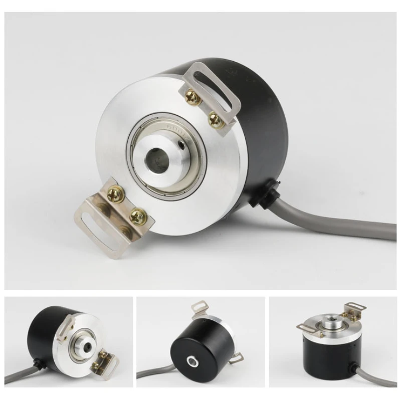 

Incremental Rotary Encoder DC5V Encoder 100 /600/2000/5000 P/R Incremental Rotary AB Two Phases 10mm Shaft