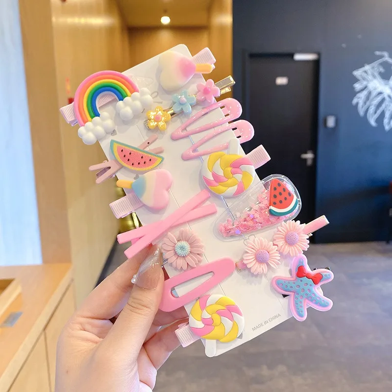 70 Stücke Großes Preis-Leistungs-Verhältnis Big Bag Kinder Haarschmuck Mädchen Haarnadel Koreanische Niedliche Prinzessin Pony Gebrochene Kleine Kopfbedeckung Baby Clip – Detail 3