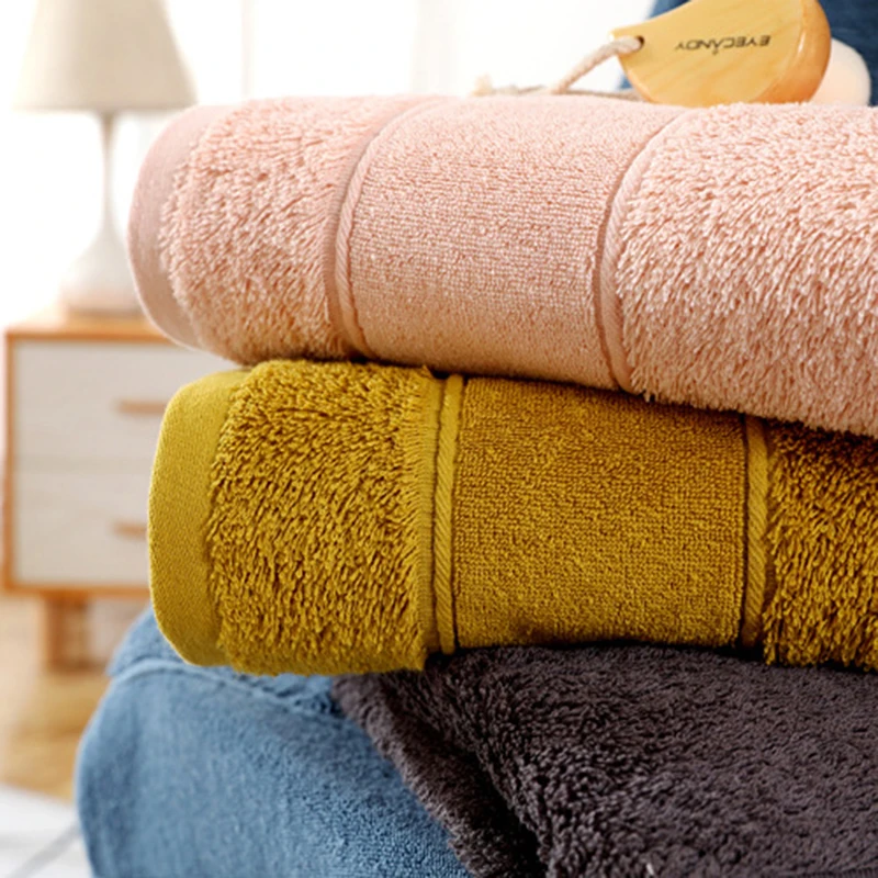 Towel100CottonPaddedWashclothSimpleWindHouseholdAbsorbent