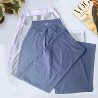 Leggings évasés, Leggings à jambe droite, Pantalons larges pour femme, Vêtements de yoga respirants, Vêtements de fitness, Pantalons décontractés polyvalents 4