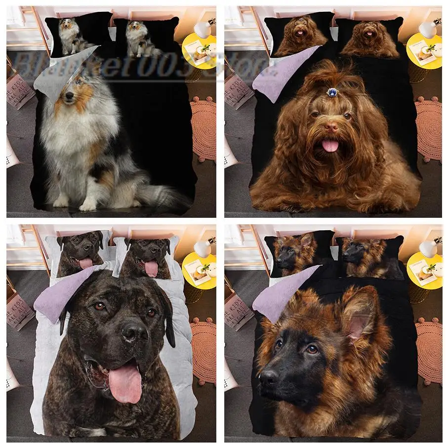 

Комплект постельного белья из 2/3 предметов, с длинными волосами