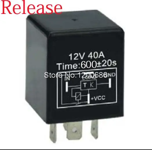 

Normally Off F YS020 30A 10 minutes timer relay delay off after reset switch turn on 12V timer Relay delay 10M off relay