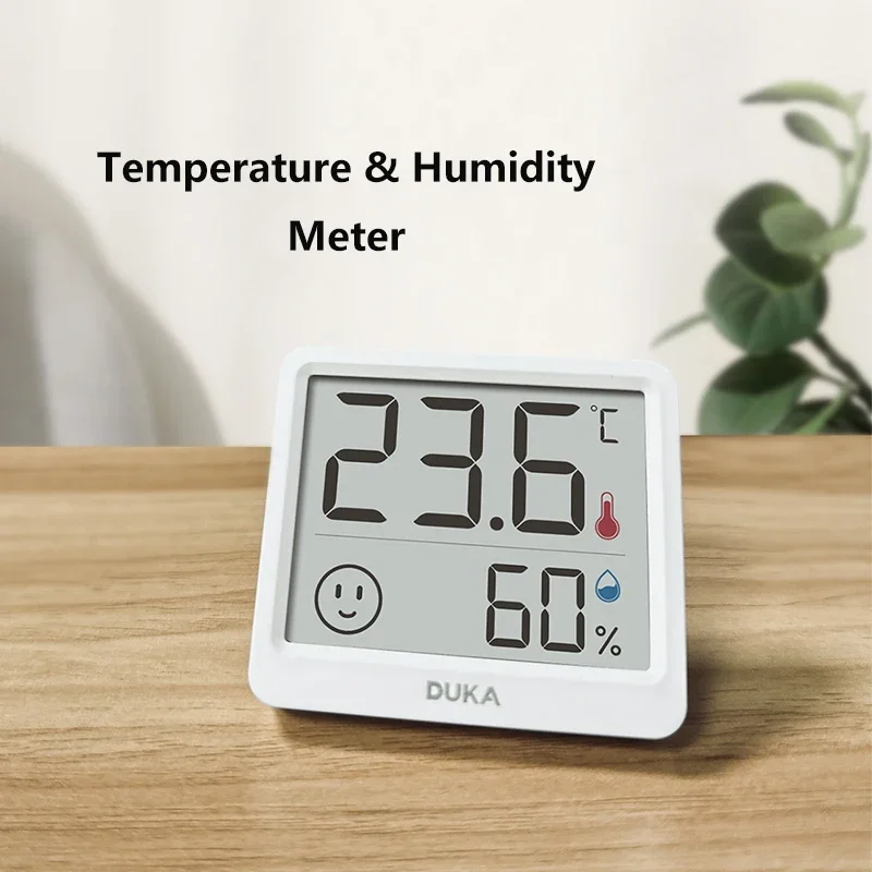 Enhanced Digital LCD Indoor Thermometer and Hygrometer with Weather Station Sensor
