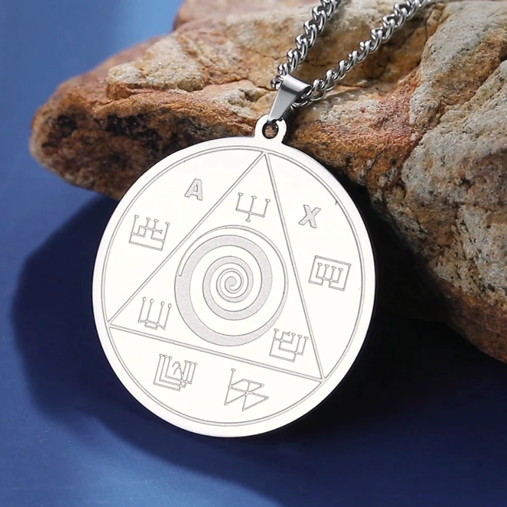 色々な使い道を!スコッティー ペンダントトップ TALISMANS Dawapara-芸術的なカルトミュレットステンレス鋼ネックレス
