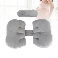 Pregnancy Pillow U Shaped Waist Support Side Sleeping Pillow Belly Support Multifunctional Maternity Pillow Grey 4