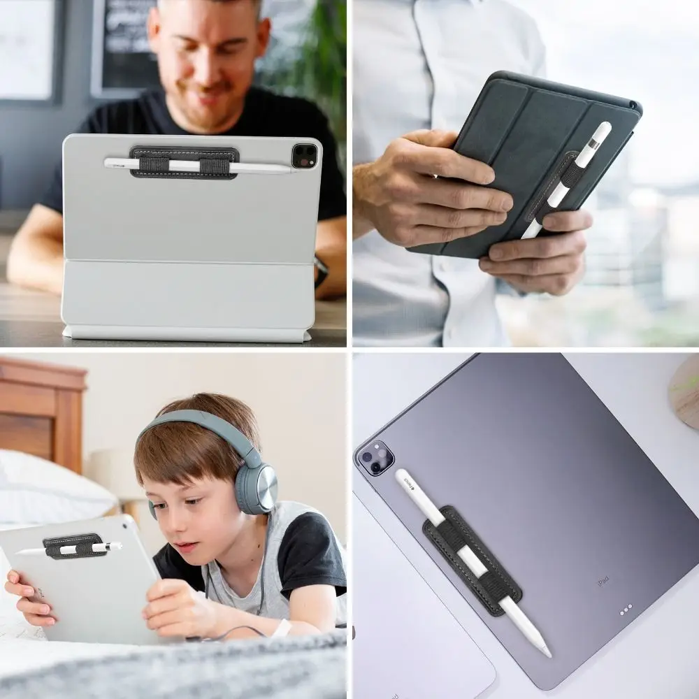 Universal Stylus Holder with Elastic Band for Tablets and Touch Pens