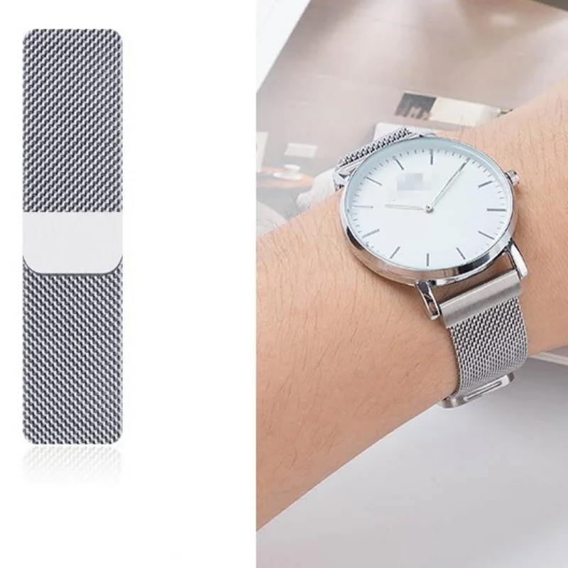Quick Release Stainless Steel Mesh Strap with Magnetic Buckle