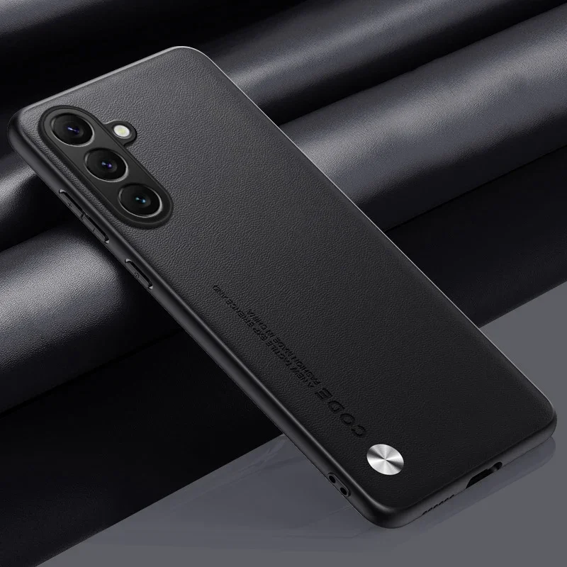 Luxury PU Leather Shockproof Phone Case - Full Protection Back Cover