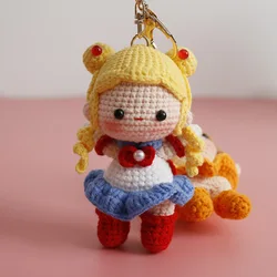 Personalized Handmade Crochet Princess Doll Pendants | Exquisite Amigurumi Figures (A)