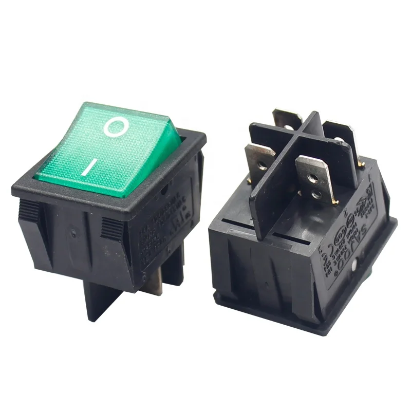 

（1 Pack）4Pin Big Rocker Switch With 250V 16A
