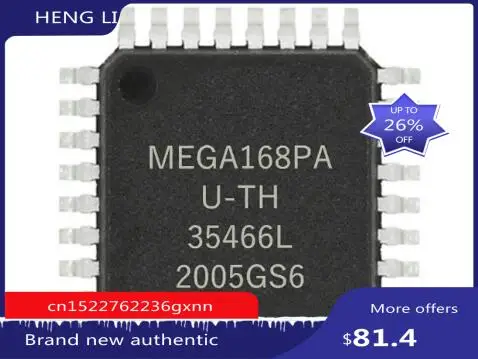 

Freeshipping ATMEGA168PA-AUR ATMEGA168PA-AU MEGA168PA-AU