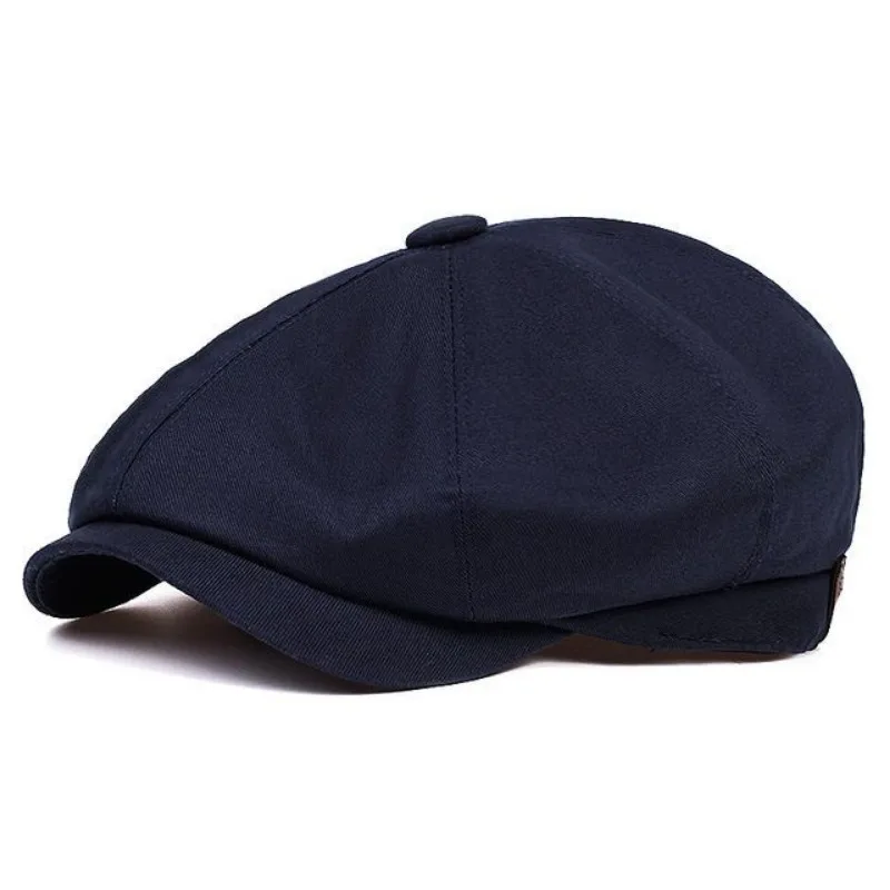 Men's Newsboy Flat Cap Cotton Gatsby Ivy Golf Cabbie Hat
