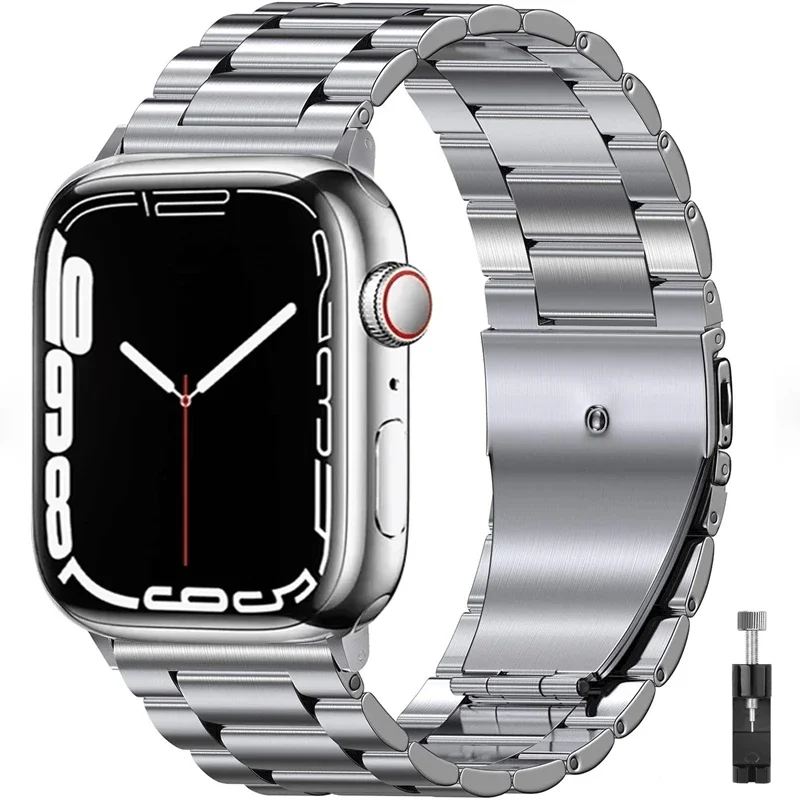 Premium Steel Bracelet Watch Strap - Elegant and Durable Design