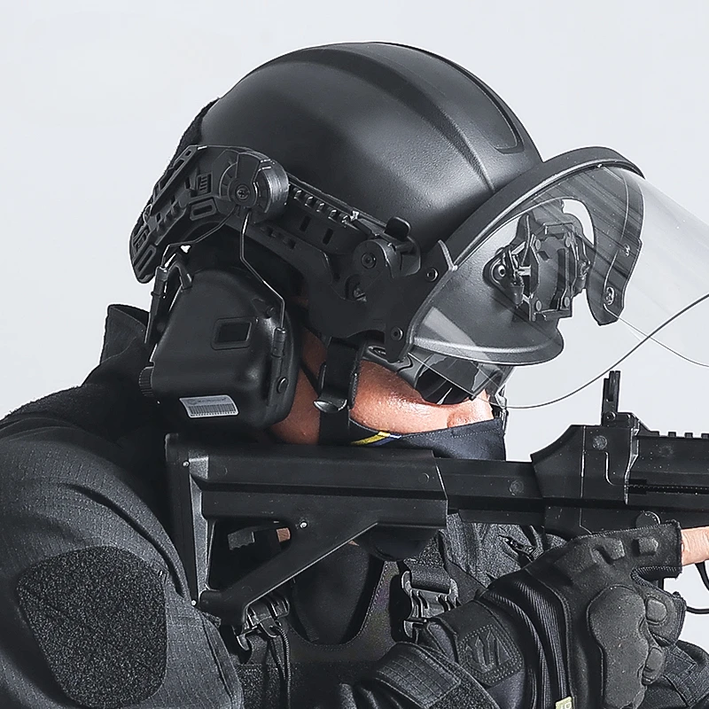 * Caschi Riot Caschi protettivi per pattuglia da lavoro all'aperto Ventilatori militari Caschi tattici Sicurezza del servizio segreto