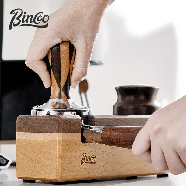 Bincoo Coffee Tamper Holder,Support Base,Espresso Machine Accessories  Espresso Tamper Mat Station for Barista Coffee Maker