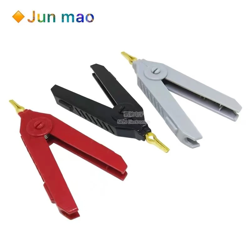 20ApurecopperLCRKelvintestclipcrocodileclippositiveandnegativepoleflatmouthresistancebridgeclipduckbillclip-AliExpress13