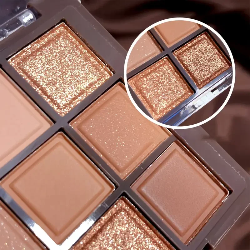 Urbancy 9 Color Chocolate Eyeshadow Palette Image 3