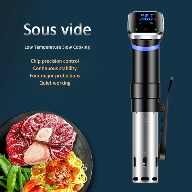 High-End Intelligent Lcd Touch Thawing Slow Stewing Steak Artifact Accurate Cooking Ipx7 Waterproof Circulating Soaking Pot 5