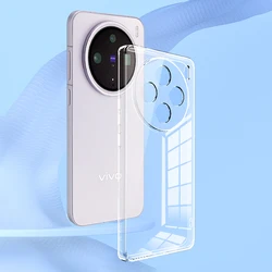 Ultra Clear Soft Silicone TPU Phone Case - Thin and Transparent Back Cover for Vivo X200 Ultra (Clear)
