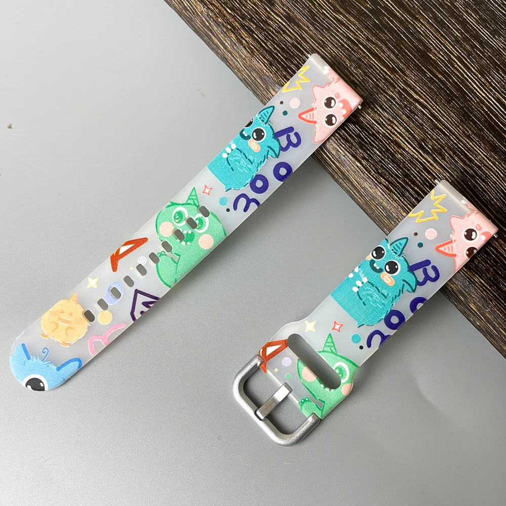 20mm 22mm Watchband for HONOR GS3 GS Pro Watch Band for HONOR WatchES Magic 2 42mm 46mm Transparent Silicone Strap B