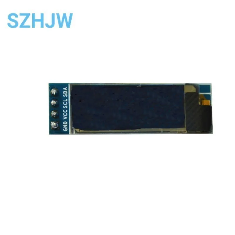 OLED Display Module 0.91 Inch 128x32 IIC I2C SSD1306 Driver IC DC 3.3V 5V for Arduino