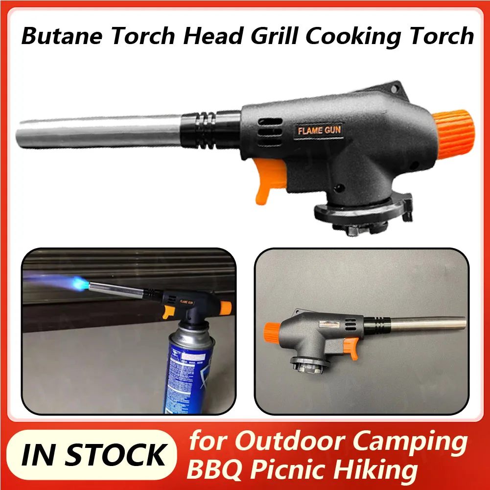 1300 Degree Welding Gas Sprayer Flamethrower Nozzle Metal Outdoor Camping BBQ Ignition Burner Welding Work Soldering Supplies gas torch welding torch gas burner