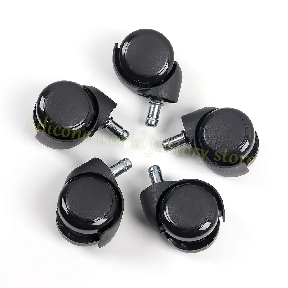 Universal Swivel Chair Wheels - 2-inch Nylon PU Silent Casters (Rodless)-272659