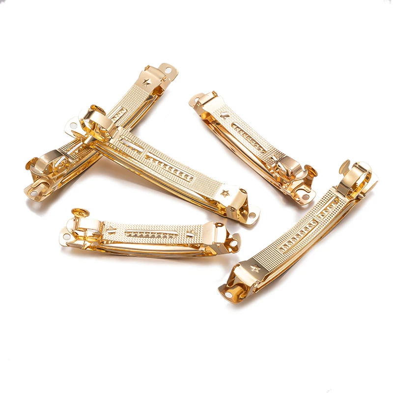 10 stücke 80/100mm Metall Französisch Haars pange Haars pangen für DIY Alligator Haarnadel Bogen Snap Pferdes chwanz Halter Schmuck Herstellung Zubehör