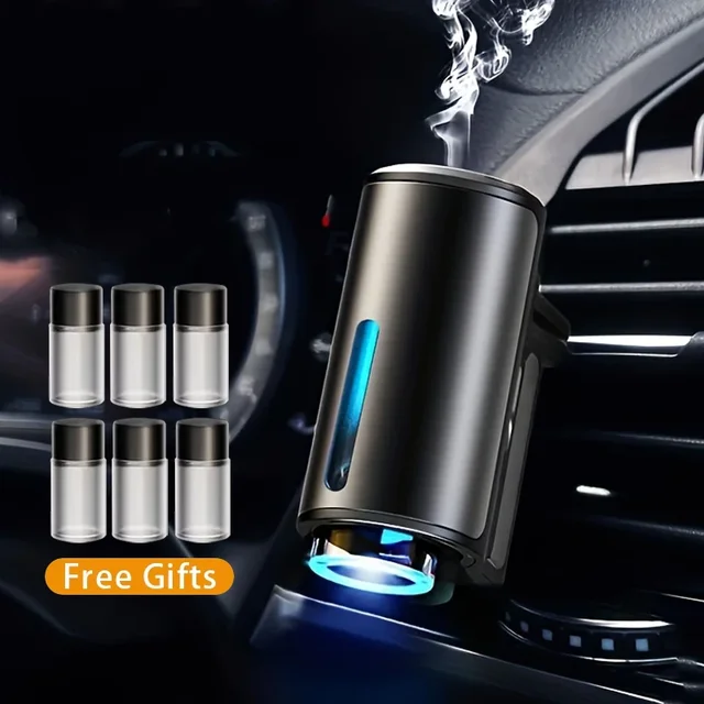 Désodorisant électrique pour voiture, diffuseur d'arôme automatique, ventilation de voiture, huile essentielle, humidificateur de brume, diffuseur de parfum, aromathérapie 1