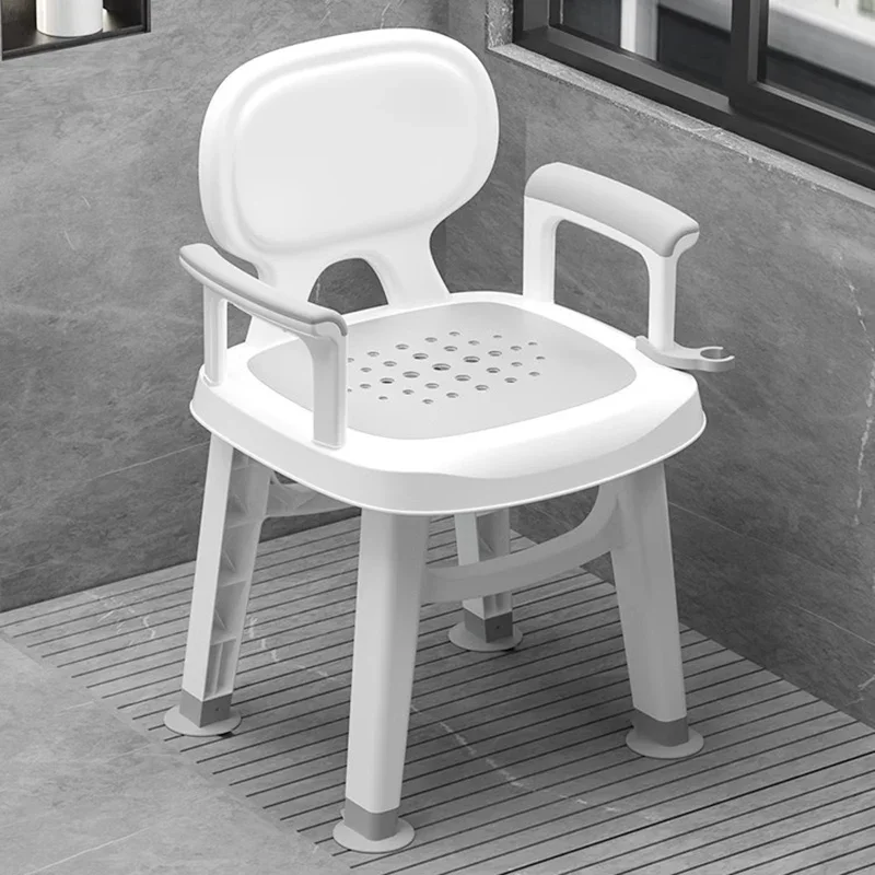 Elderly Plastic Bathroom Chair Camping Living Room Outdoor Makeup Stool Bedroom Nordic Kitchen Tourist Tabouret Home Furniture
