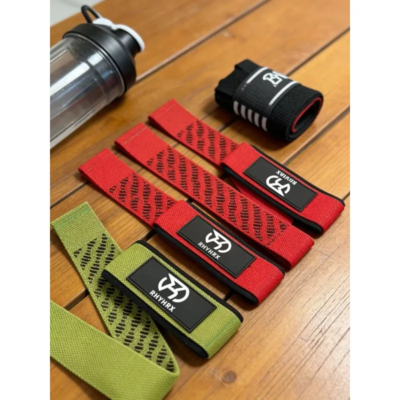 Weightlifting Straps For Strength Training Adjustable Gym Grip_voghion.com