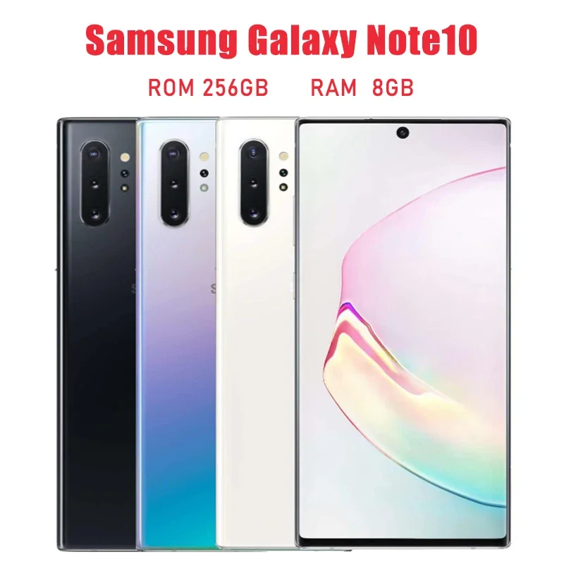 

Разблокированный оригинальный смартфон Samsung Galaxy Note10 N970U1 N970U, 256 Гб ПЗУ, 8 Гб ОЗУ, Восьмиядерный процессор Snapdragon 6,3, дисплей 855 дюйма