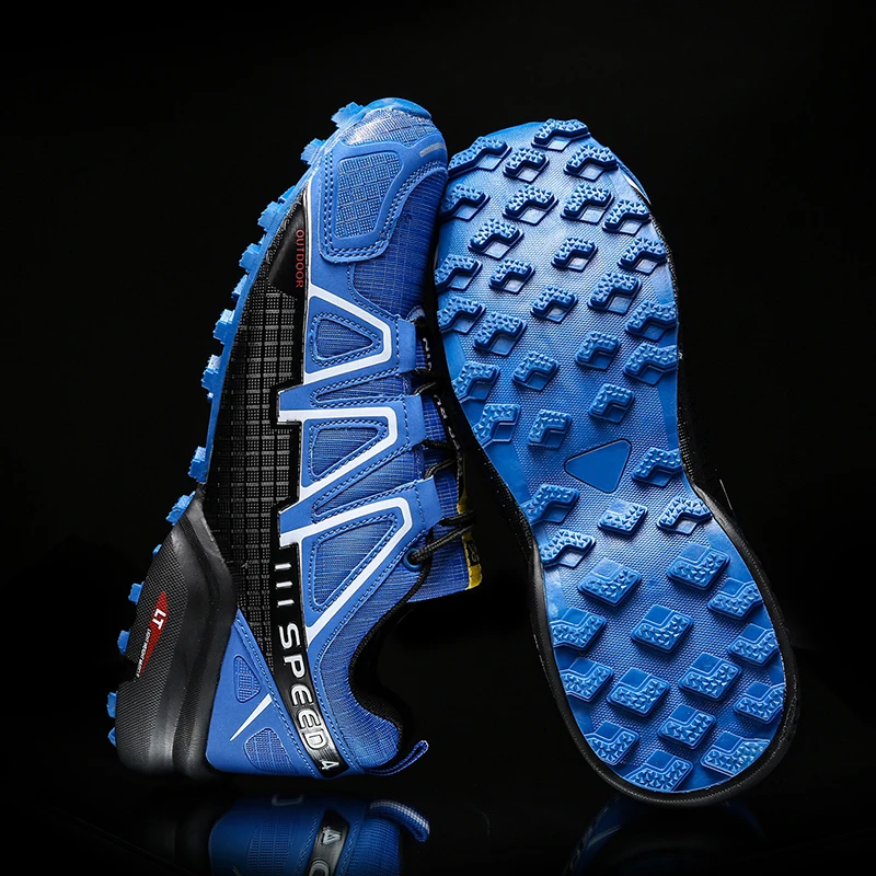 Plus Size Walking Men Hiking Shoes Outdoor Casual Wear-resistant Breathable Mens Climbing Shoes Basics Running Sports