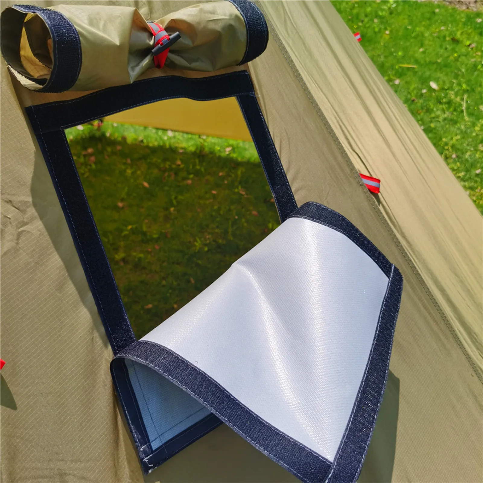 Fireresistant Hot Tent Stove Jack With Stove Hole Jack Rain Flap Tent Fireproof Stove Jack For Canvas Tipi Tent Tent Accessories