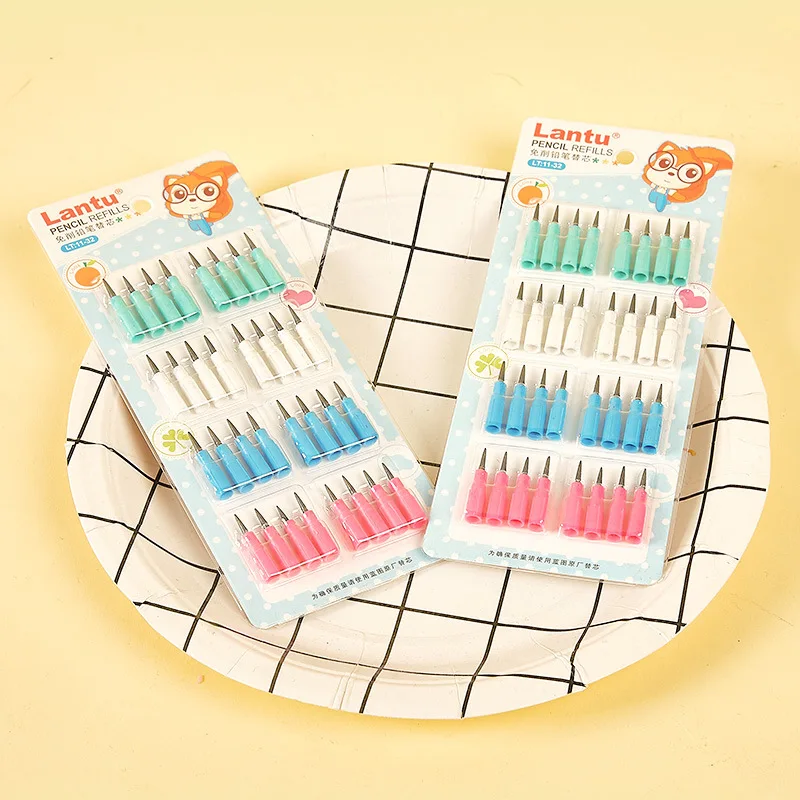 Useful Pencil Cut-free Replaceable Core 40cards/box And 32pcs/card Creative Splicing Writing Tools Kids Gift Learning Stationery 3