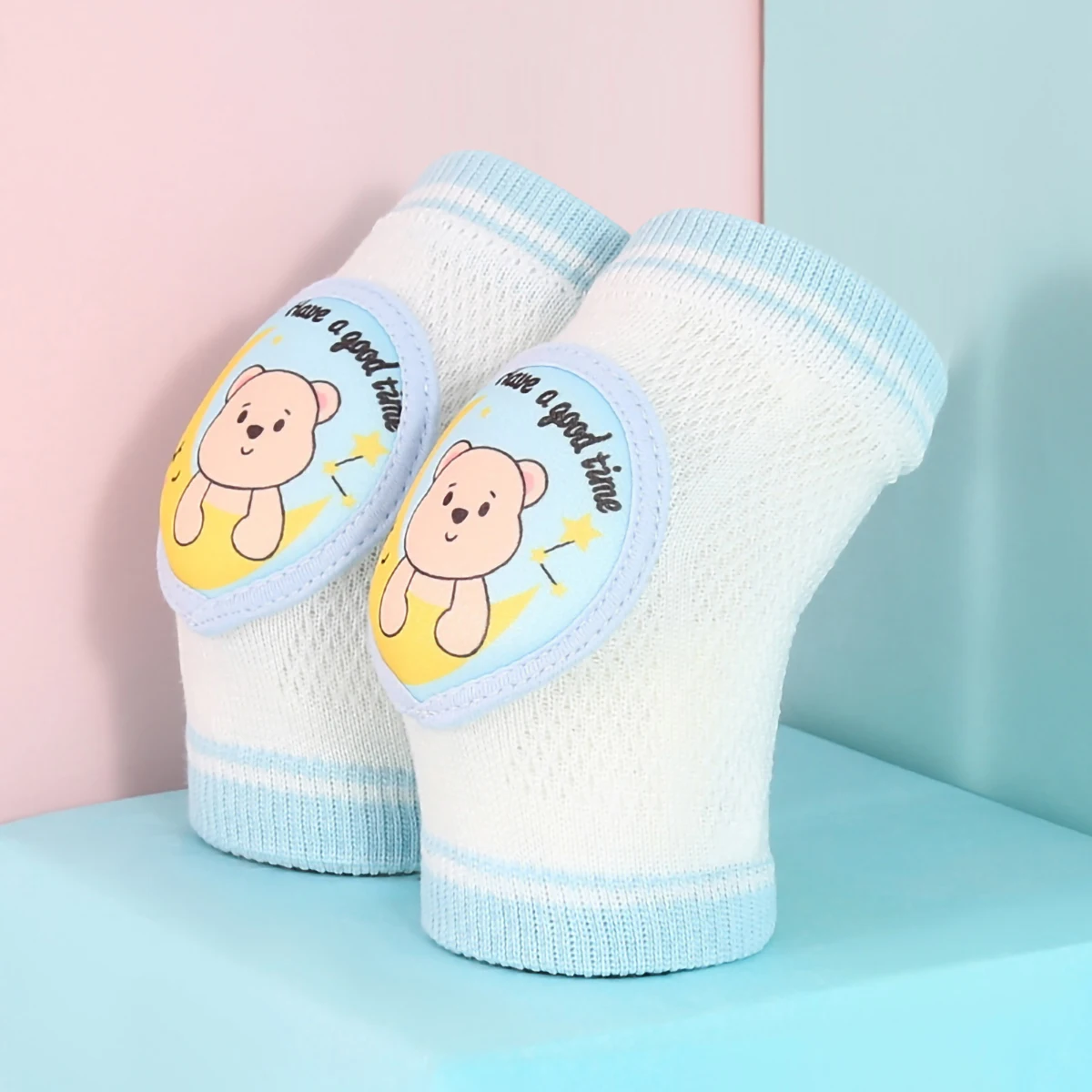 1 pairs of baby kneepads new children's toddler kneepads crawling artifact baby let go of stockings.