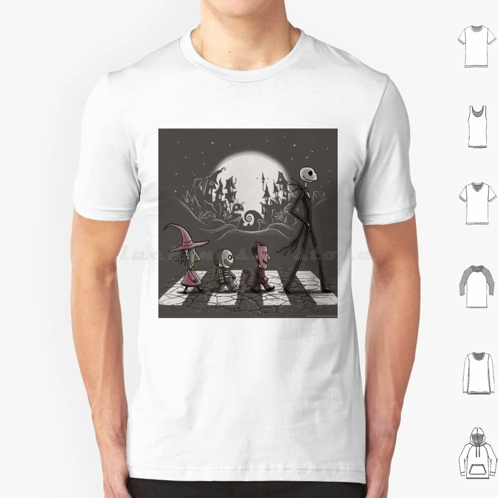 Lock , Shock & Barrel T Shirt 6Xl Cotton Cool Tee Nightmare Before Christmas Tim Burton Jack Halloween Creapy Barrel Nbc Spooky