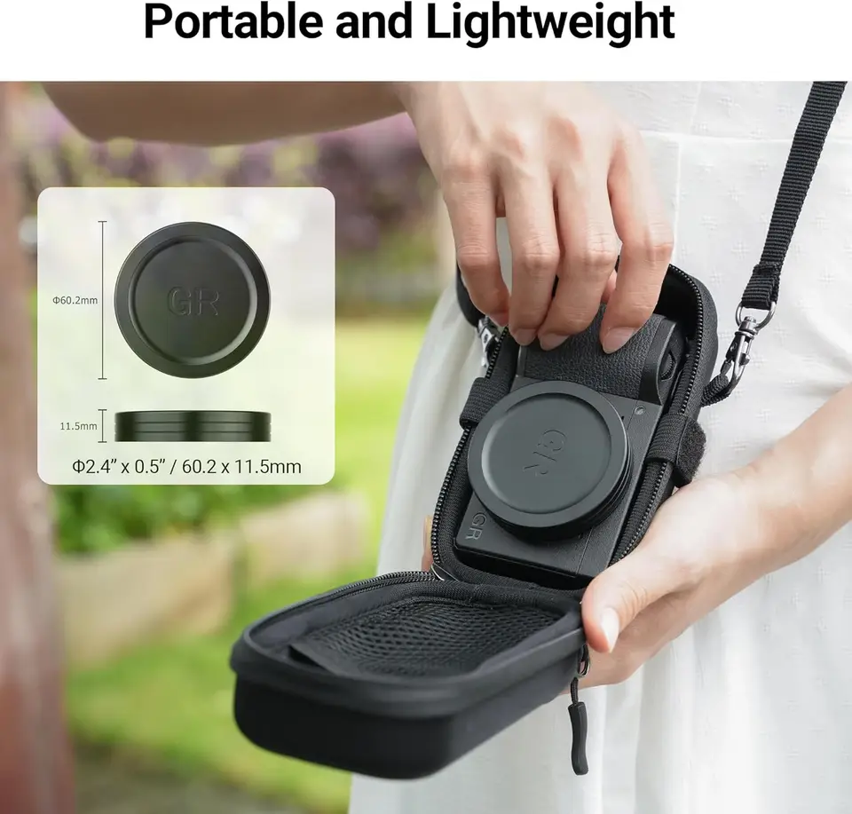 JJC アルミレンズキャップカバープロテクター Ricoh GR3x HDF GR