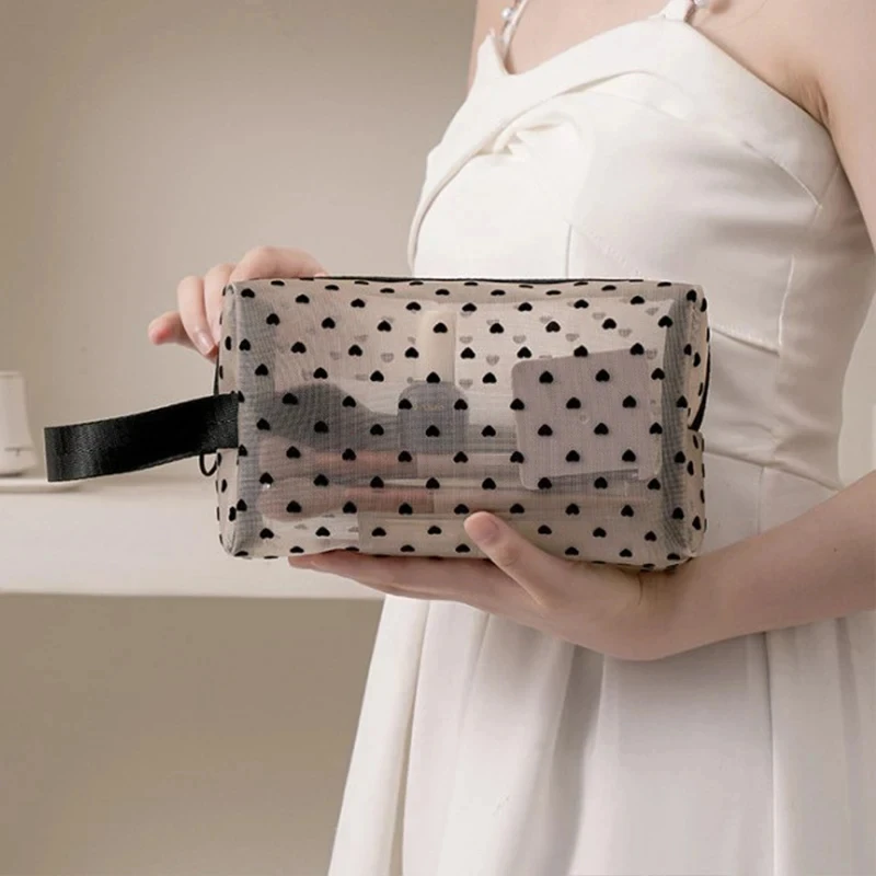 Cosmetic Bag Makeup Organizer Toiletry Bag Women Lipstick Key Coin Purse Pouch
