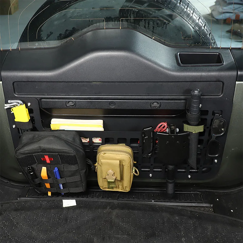 

For Land Rover Defender 90 110 130 2020-2023 Aluminum Alloy Car Tailgate Multi-function Bag Rack Storage Rack Car Accessories