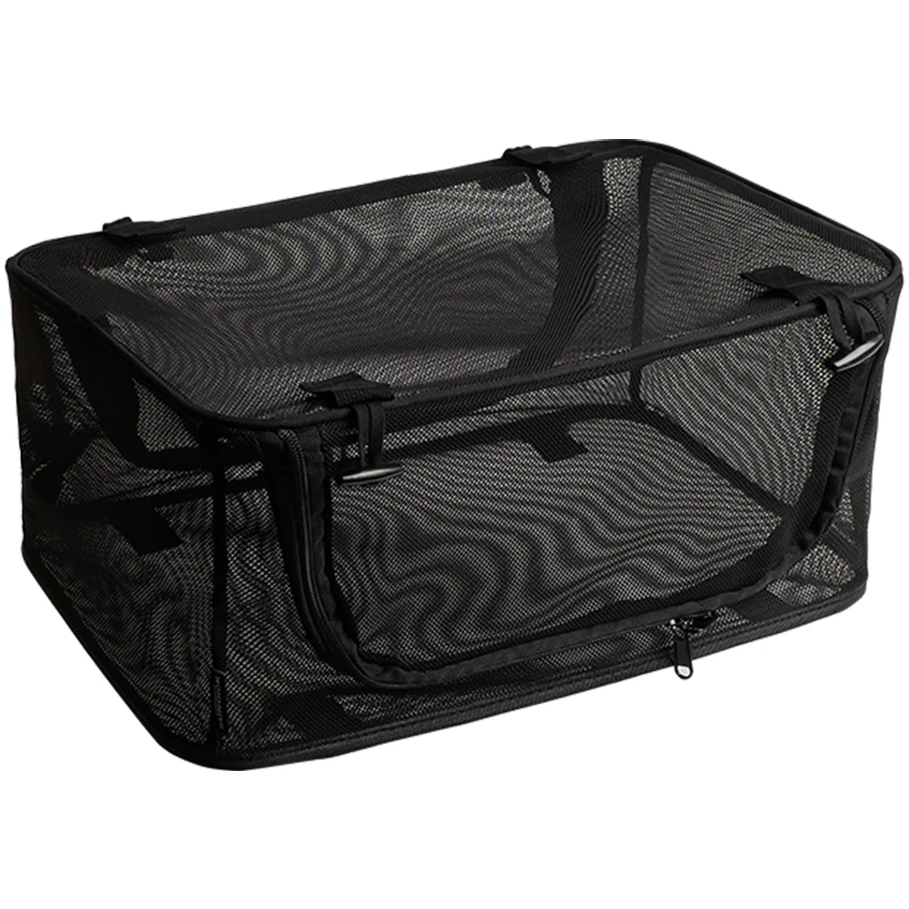 Description Picture 4 of itemUnder Table Storage Box Multi-Purpose Picnic Mesh Organizer Bag Portable Foldable Mesh Basket Organizer for Outdoor Camping