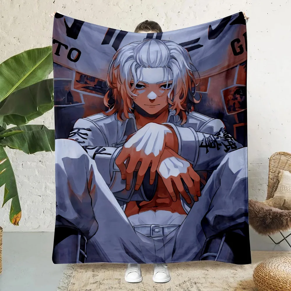 Hot Anime Tokyo Revengers Printed Blanket Picnic Blankets Warm Blanket Soft and Comfortable Blanket Home Travel Birthday Gift 3