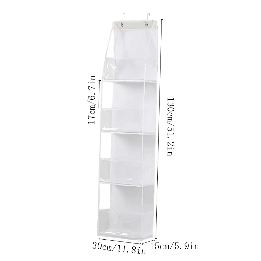 Multi-functional Fabric Hanging Bag for Behind the Door Multi-layer Storage Hanging Bag Miscellaneous Organizer Storage Hanging 4