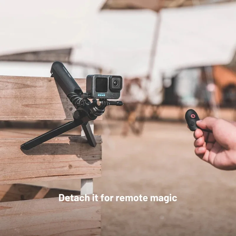 PGYTECH CapLock MantisPod 전원 삼각대 Gopro Insta360 액션 카메라 스마트 폰용 원격 제어 기능이 있는 핸드 헬드 모드