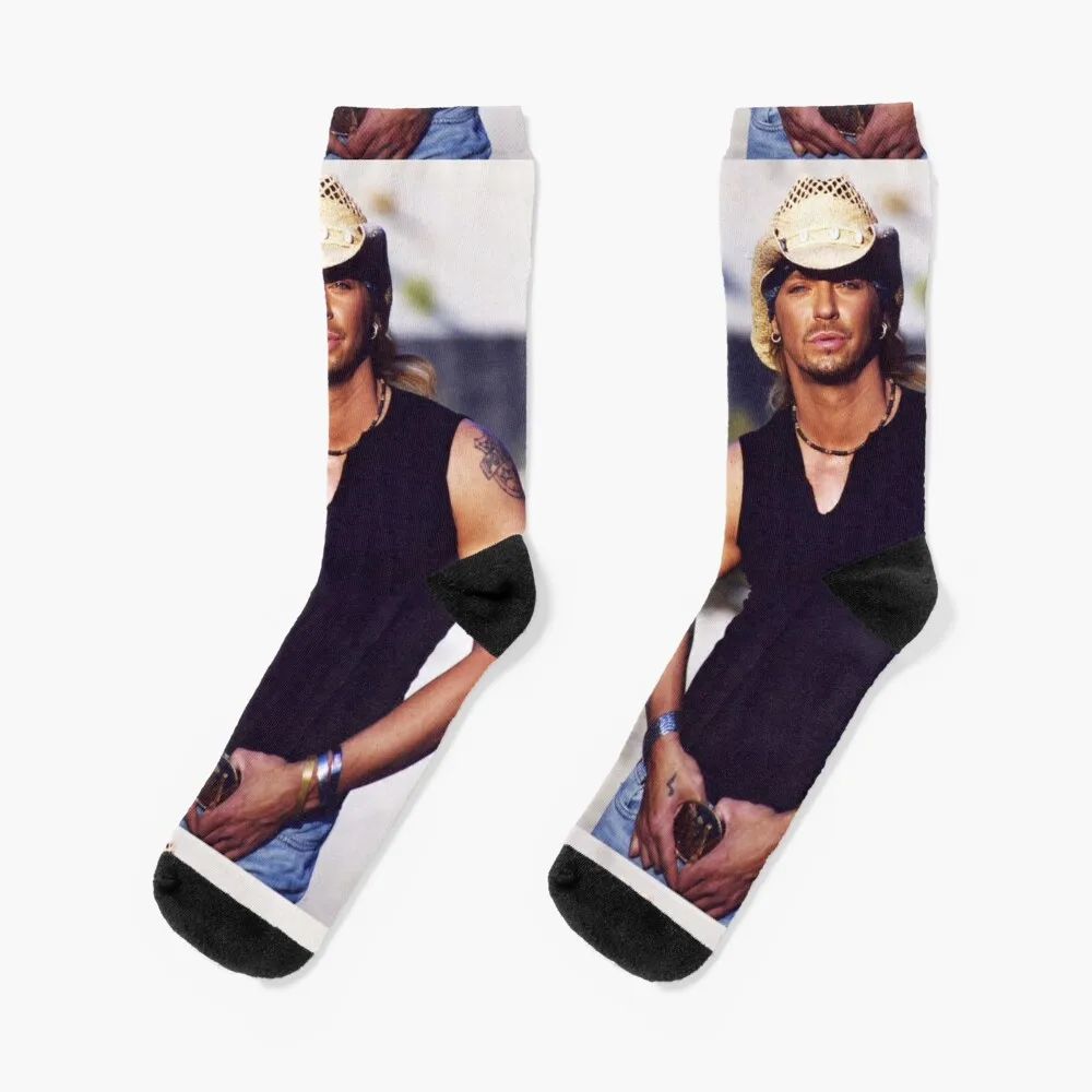 

Bret Michaels - February on Memories Socks Funny Socks