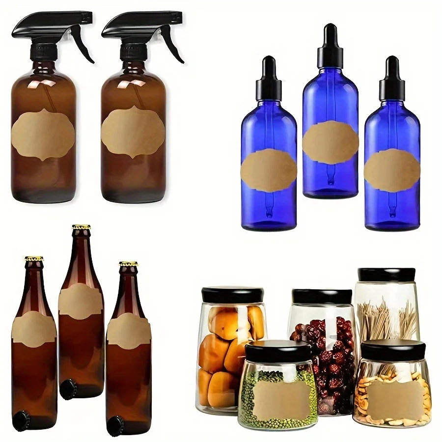 250pcs/bag labels stickers can be used to write labels home jars product categories s
