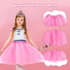 Princess Toys, Princess Dress up for Girls, Jewelry, Crown and Shoes, Princess Pretend Play Toy Gift for 3 4 5 6 7 Year Old Girl 5