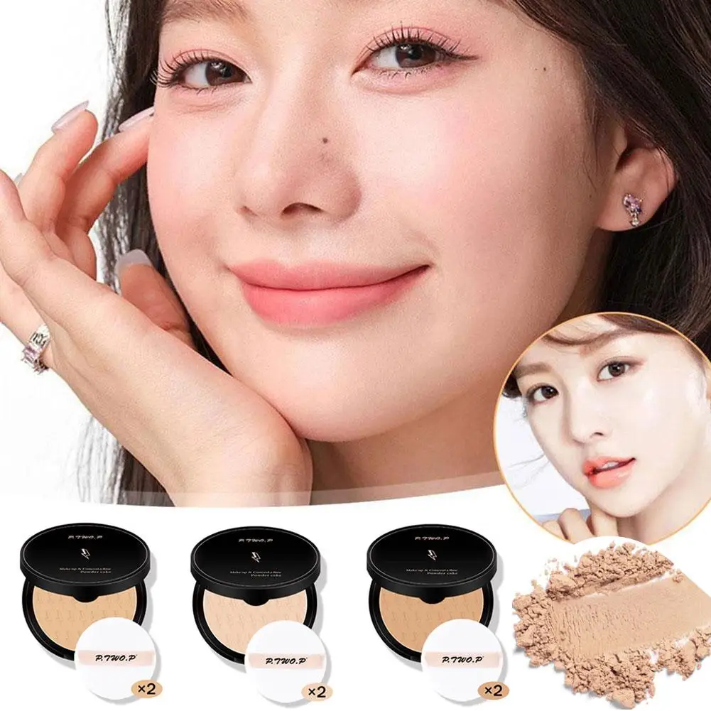 

HOT Matte Compact Powder Mineral Powder Loose Powder Makeup Waterproof Face Clean Pressed Powder Long-lasting Skin K2N7